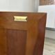 French vintage corner cabinet in solid wood by Ernest Ménard.