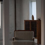 Danish two-seater canapé from the early 20th century in merino wool and wood, 1930s.