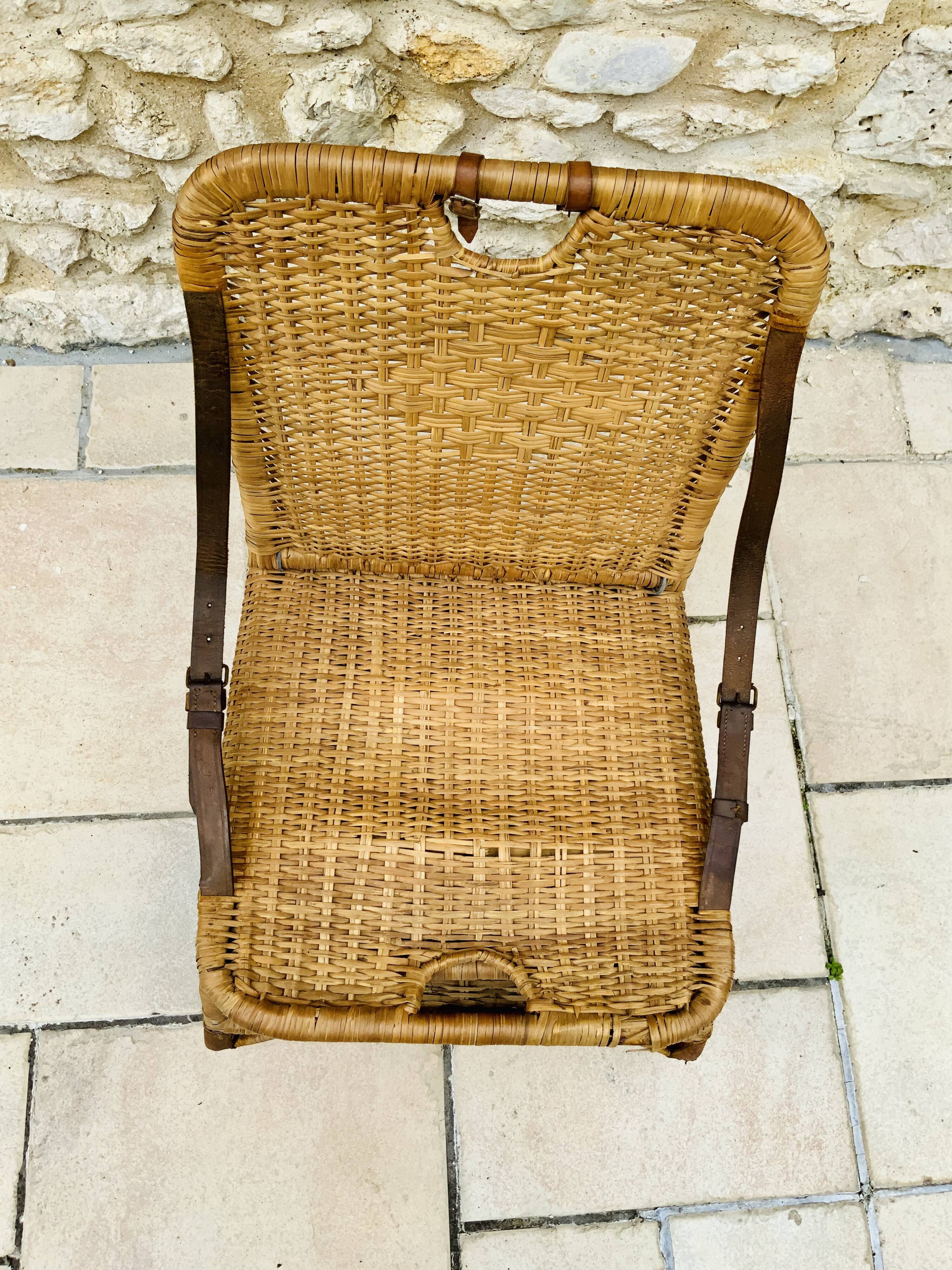 Foldable fishermen's seat