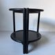 Bar cart from the 60s-70s in its factory black version, attributed to Jens Quistgaard.