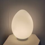 Vintage Vianne egg lamp in opaline 1970s