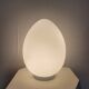 Vintage Vianne egg lamp in opaline 1970s