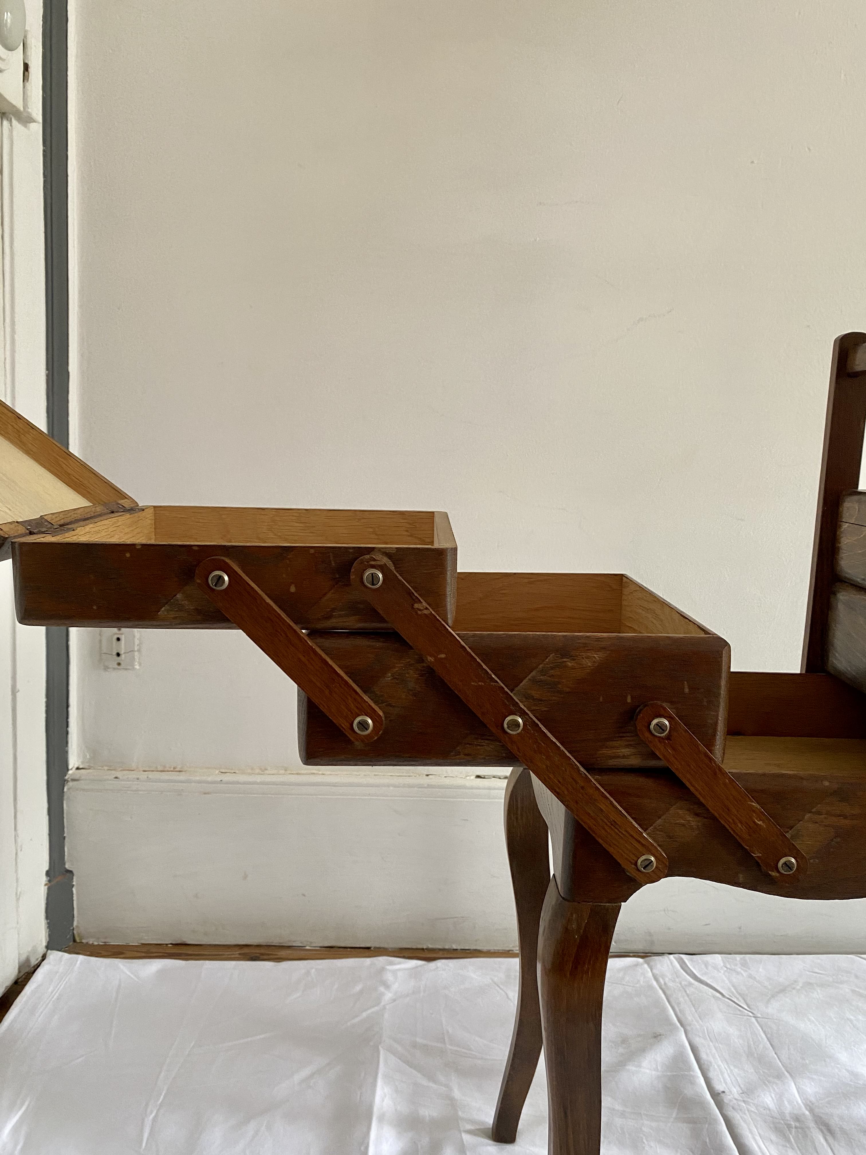 Vintage accordion worker