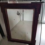 Old Bordeaux red mirror