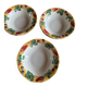 Deep dessert plates