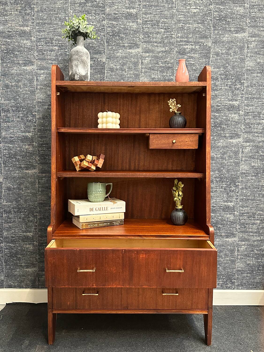 Vintage Scandinavian bookcase