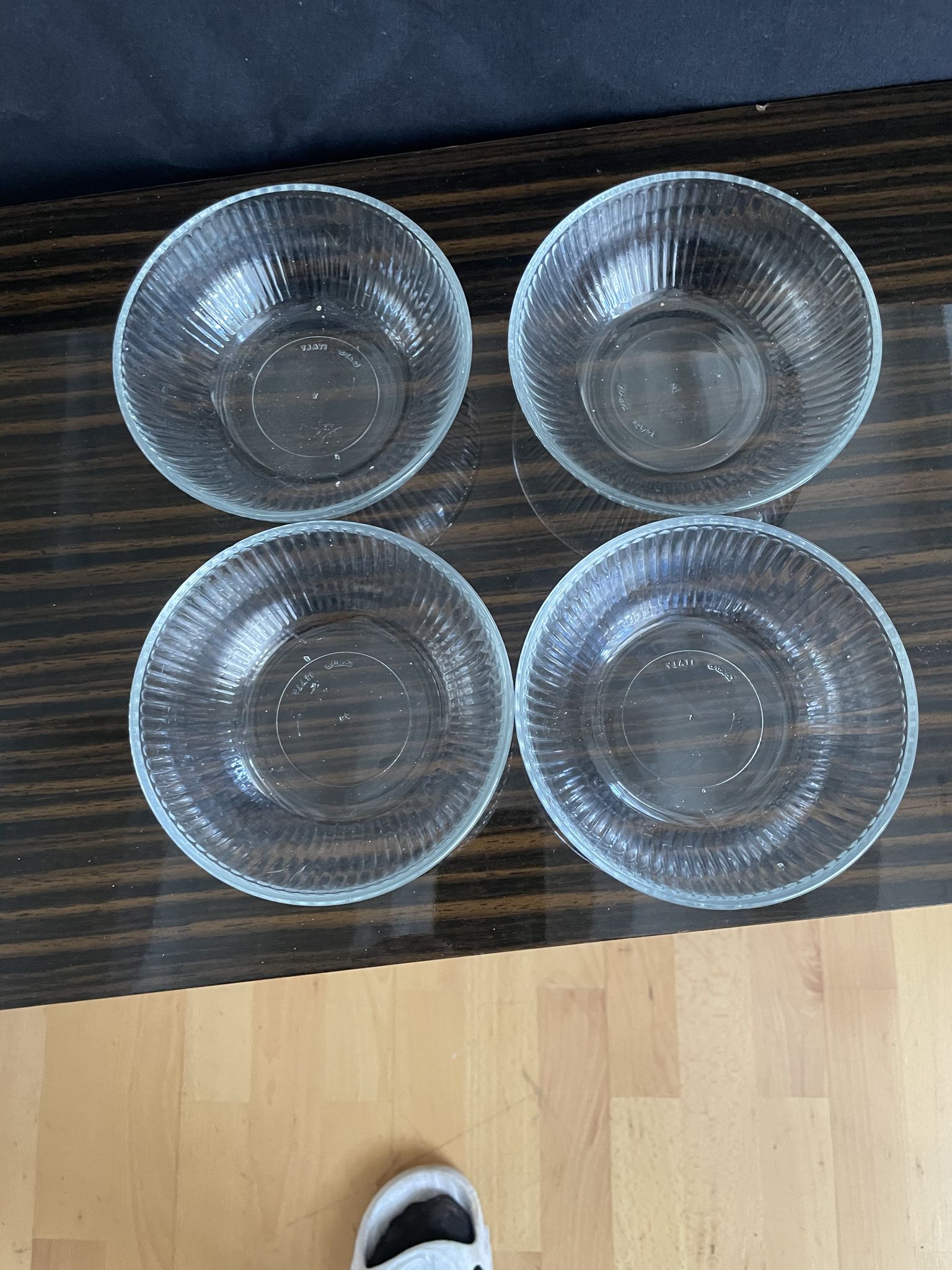 Set of 4 vintage covetro ramekins