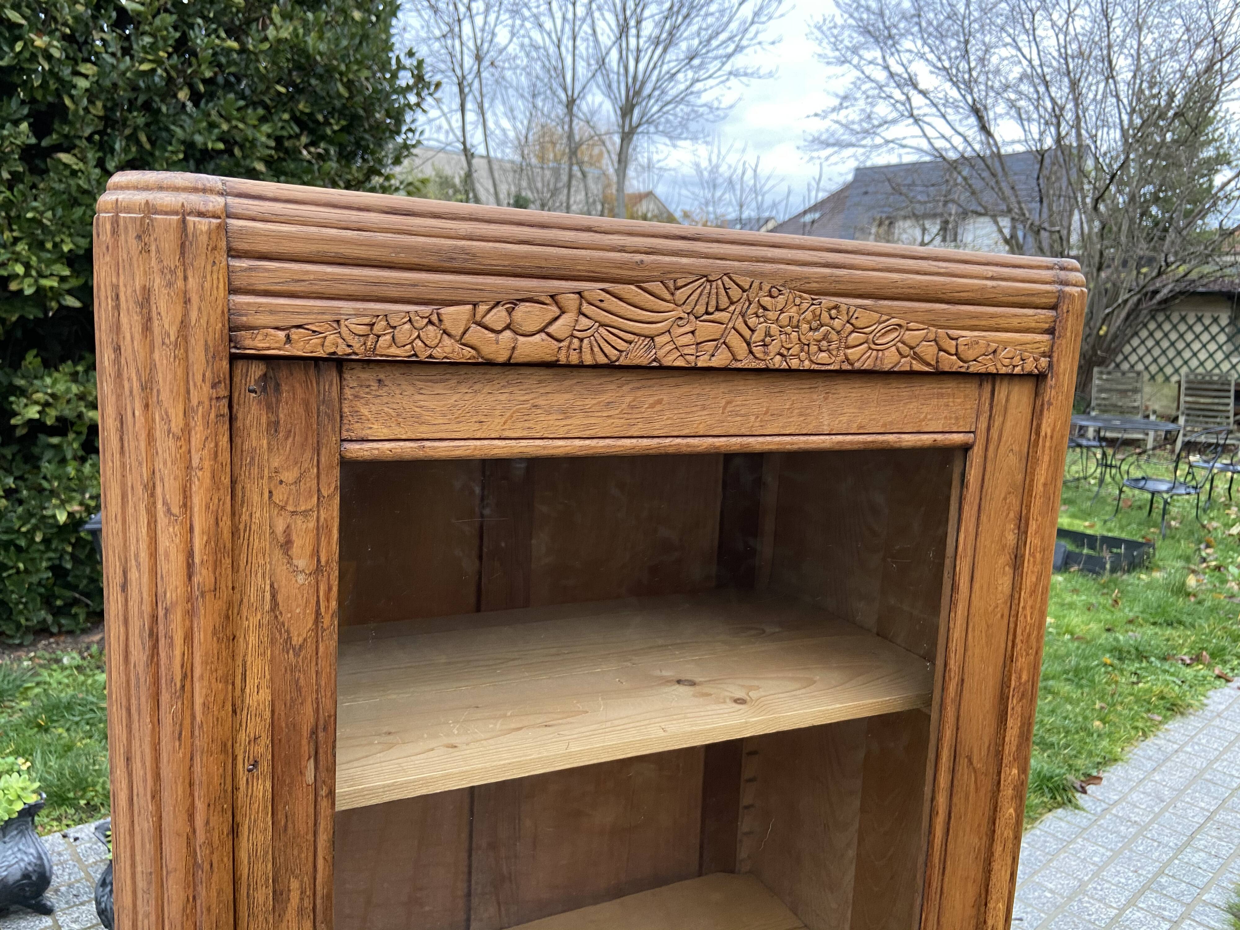 Art deco showcase cabinet 1930/40