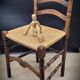 Lot 4 straw chairs