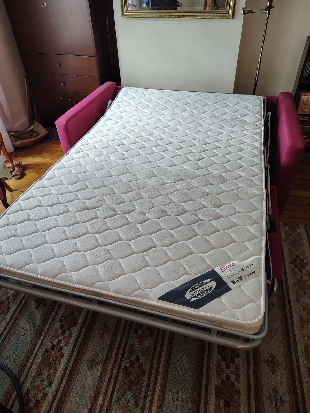 2-seater convertible sofa - made in France