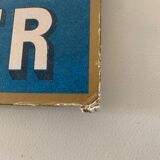 Old cardboard poster