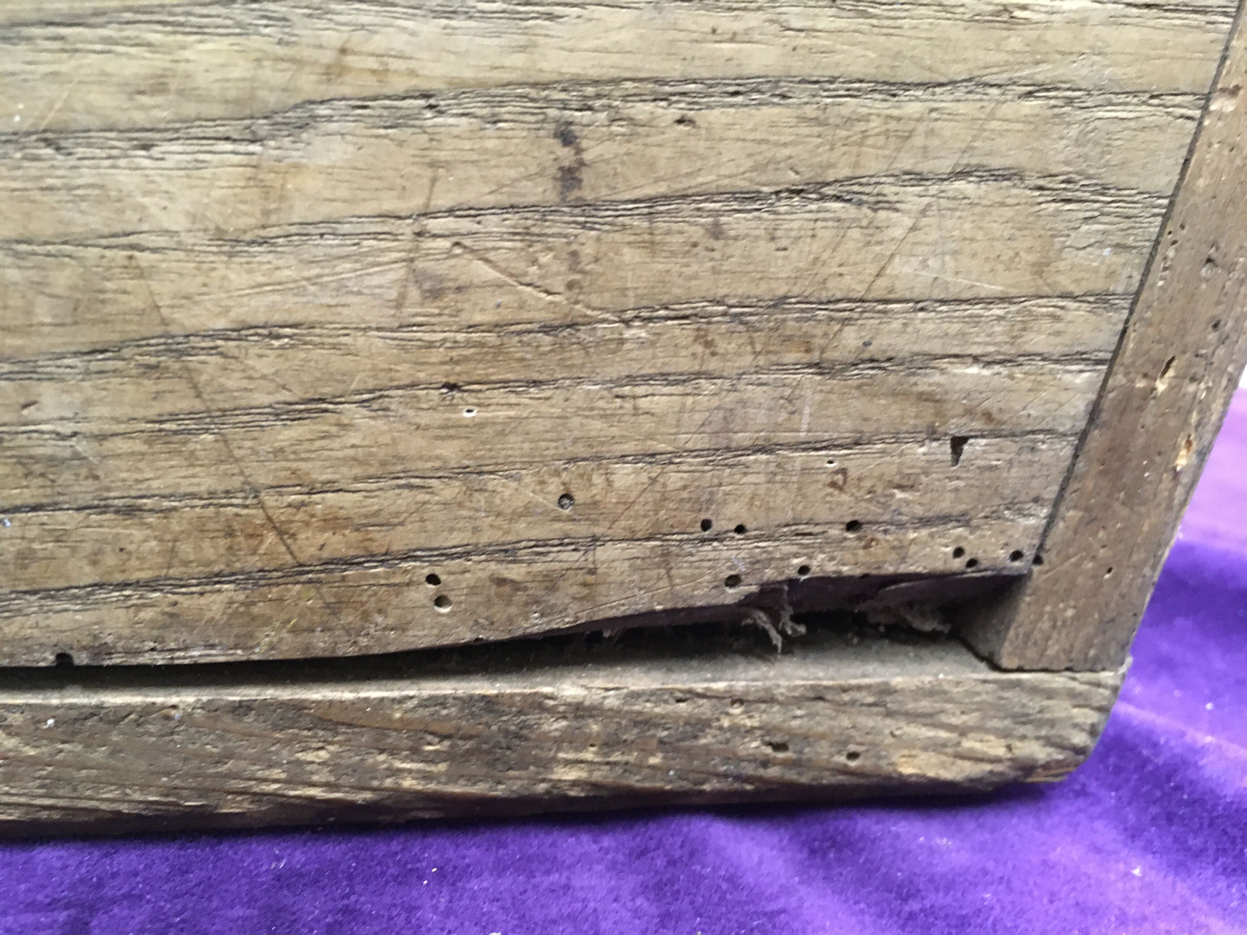 Butcher's log tray old grocery store