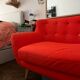Orange sofa