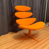 Corona Sepctrum armchair, model EJ 5-S, designed by Poul M. Volther, Erik Jørgensen, Denmark.