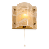 Pair of Murano glass wall sconces by Hillebrand, Germany, 1970s.