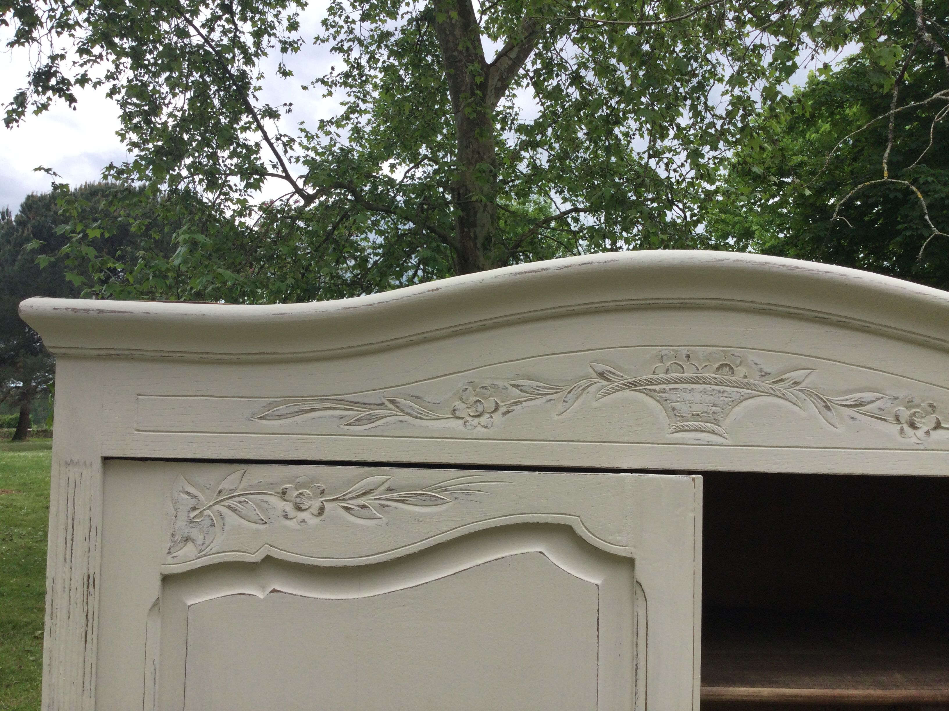 Old patinated cabinet