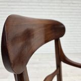 1970s, Italian design by Fratelli Levaggi, 2 armchairs, model "Campanino".