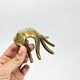 Brass Hand Ashtray, by Walter Bosse for Herta Baller, 1950s Austria