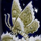 Earthenware vase, faience factory of fives lille - early twentieth century