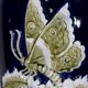 Earthenware vase, faience factory of fives lille - early twentieth century