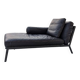 ​B&B Italia "Ray" Leather Chaise Longue by Antonio Citterio