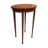 Oval side table