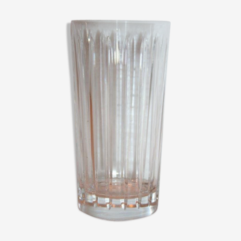 Vase ou verre cristal de Paris signé