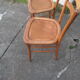 A pair of Lutherma bistro chairs