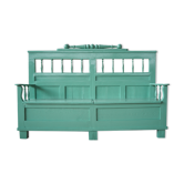 Banc en bois antique, années 1920