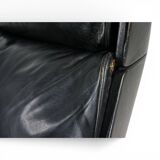 Kaufeld Siesta 62 leather lounge chair by Jacques Brule, 1960