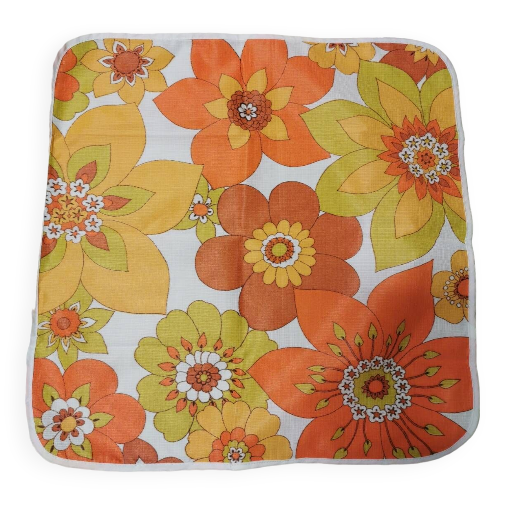 Set of vintage floral napkins