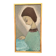 Original Swedish oil on canvas – "Lady" by Helge Holmlund – Signed – vintage and framed – 65 × 36.5 cm (25.6" × 14.4")
