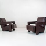 Set of 2 Cassina Utrecht Armchairs – Gerrit Rietveld (1935)