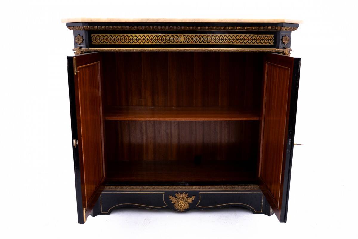 A unique set of Boulle chests of drawers, France, circa 1860.