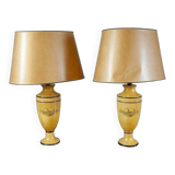 Second Half of the 20th Century Ceramic Lamps, 1950s, Set of 2