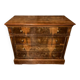 Commode malouine ancienne en ronce de noyer