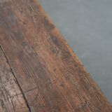 Timeless and characterful antique English hallway bench / bench for the dining table made of pinewood