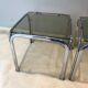 Paire de tables d’appoint années 70