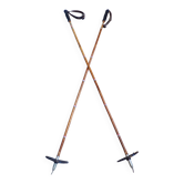Paire de bâtons de ski vintage L=131cm