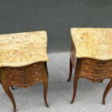 Pair of Louis XV style bedside tables