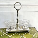 Double salt cellar signed Christofle