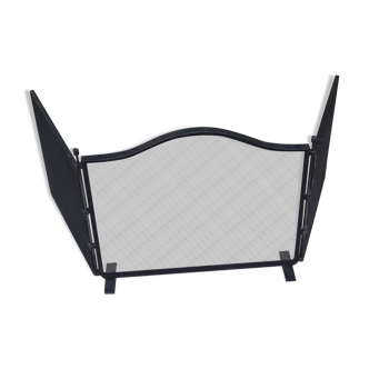 3-shuttered wrought iron fire wall
