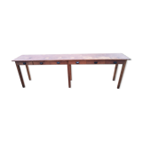Old jewelry workshop workbench table 6 feet 6 drawers 271cm