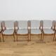 Mid-Century Teak Ella Dining Chairs by Arne Vodder for Vamo Sønderborg, Denmark, 1960s, Set of 6