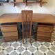 Bureau design en orme massif