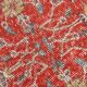 6x11 Vintage Faded Red Floral Pattern Persian Vintage Rug, 182x322 Cm