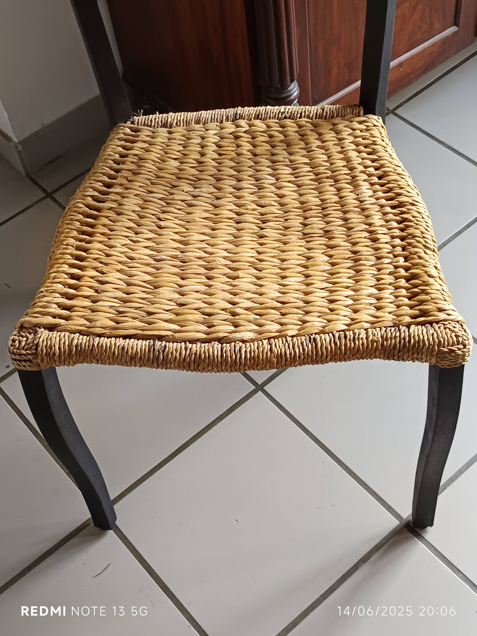 Italian designer rope chair in the Spinetto/Gio Ponti style