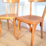 Pair of Baumann bistro chairs