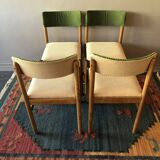 4 vintage Baumann chairs