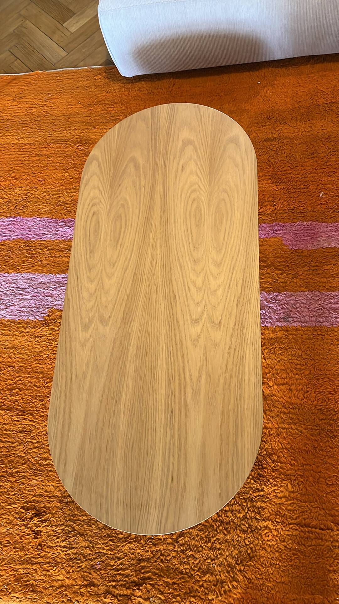 Noo.ma Looi Coffee Table – Wood & Beige – Scandinavian Design